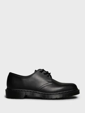 1461 Shoes in Mono Black Smooth