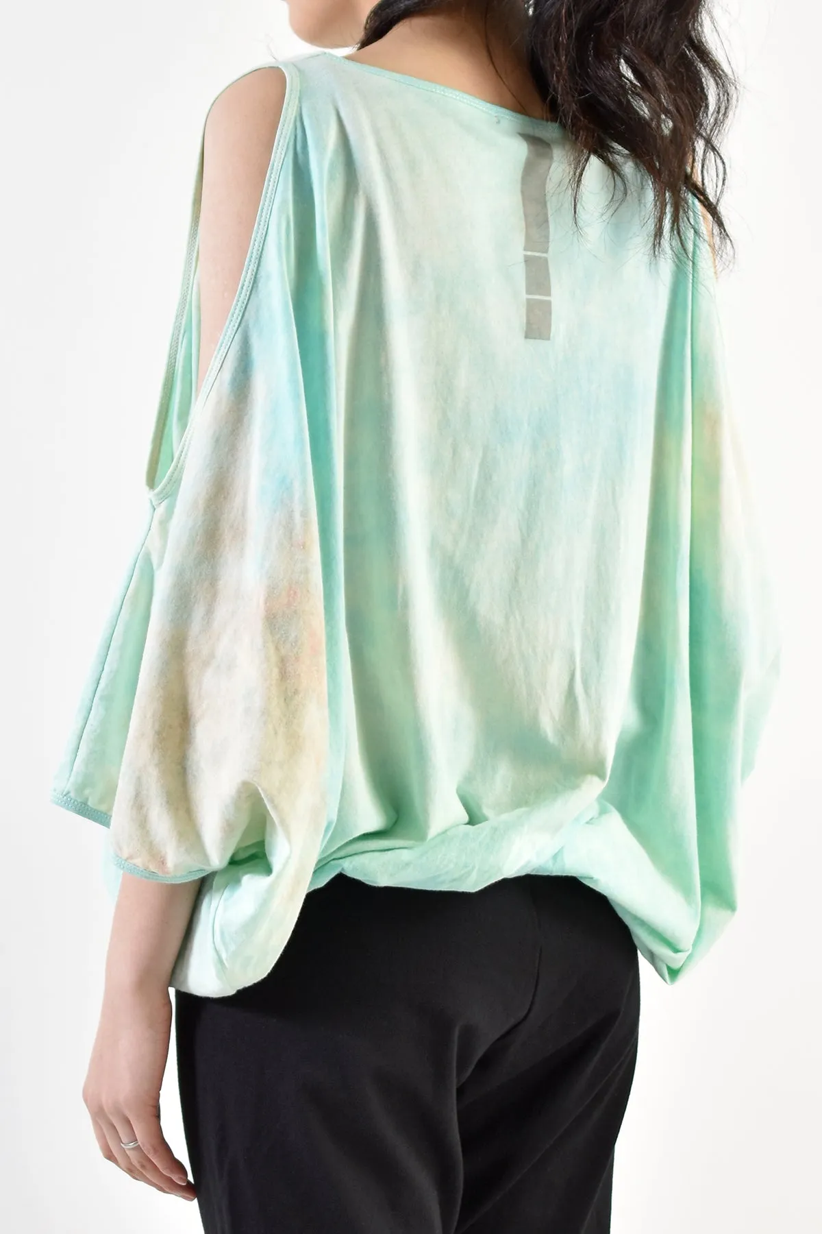 2001-CTL01B Open Shoulder Top / PS Turquoise