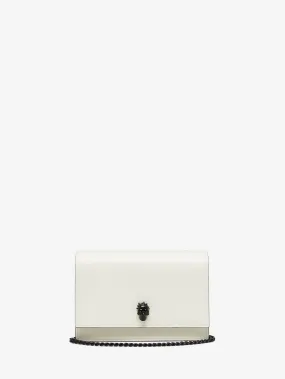 ALEXANDER MCQUEEN Elegant Mini Skull Handbag in Nude - 7.5" x 5" x 2"