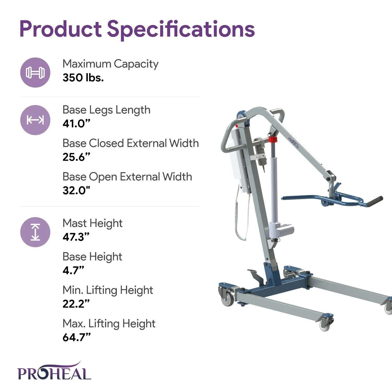 All-In-One Portable Patient Lift