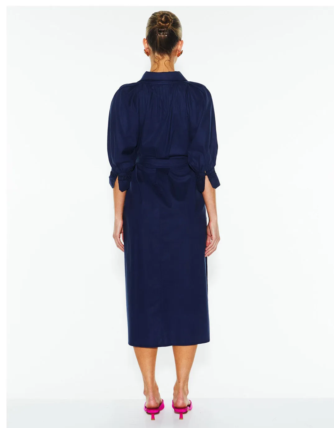 Almighty Shirt Dress - Navy