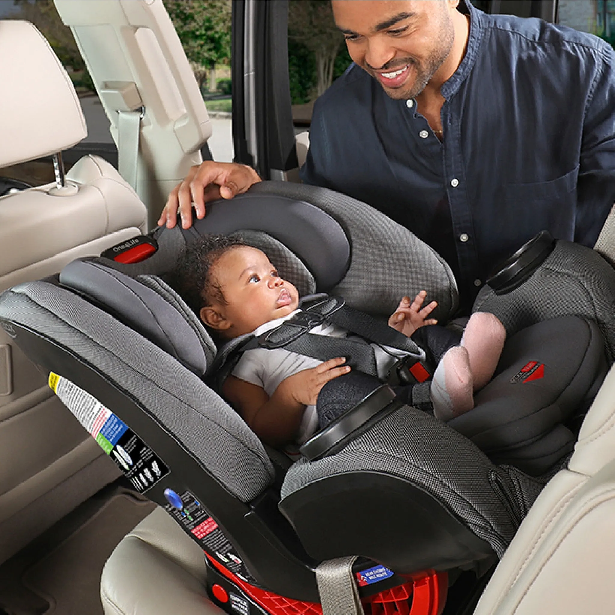 Britax One4Life Click Tight (Open Box) All-In-One Convertible Car Seat - Graphite Onyx