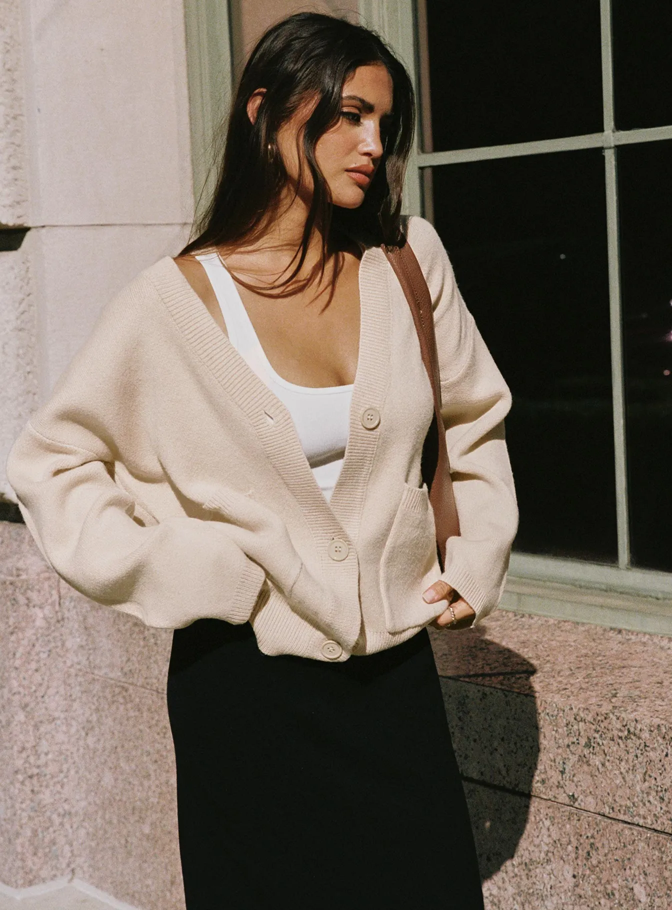 Burke Cardigan Cream