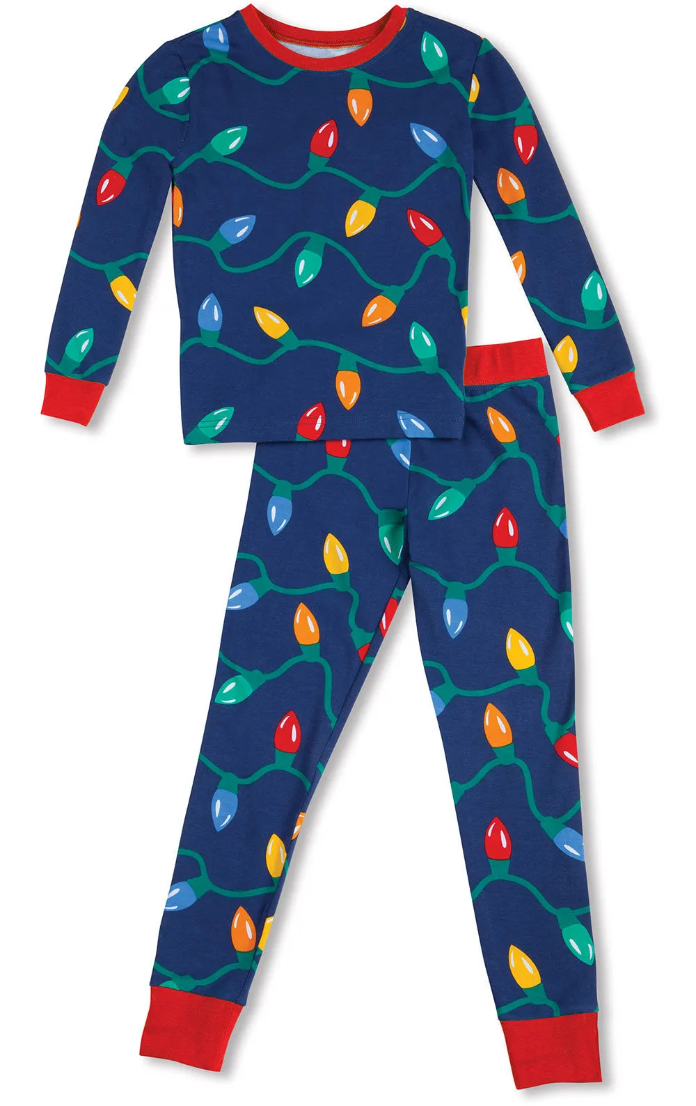 Christmas Lights Infant Pajamas - Family Set