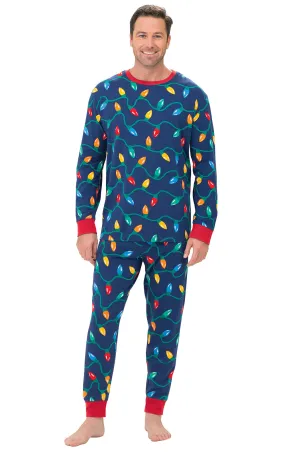 Christmas Lights Men's Pajamas - Couples