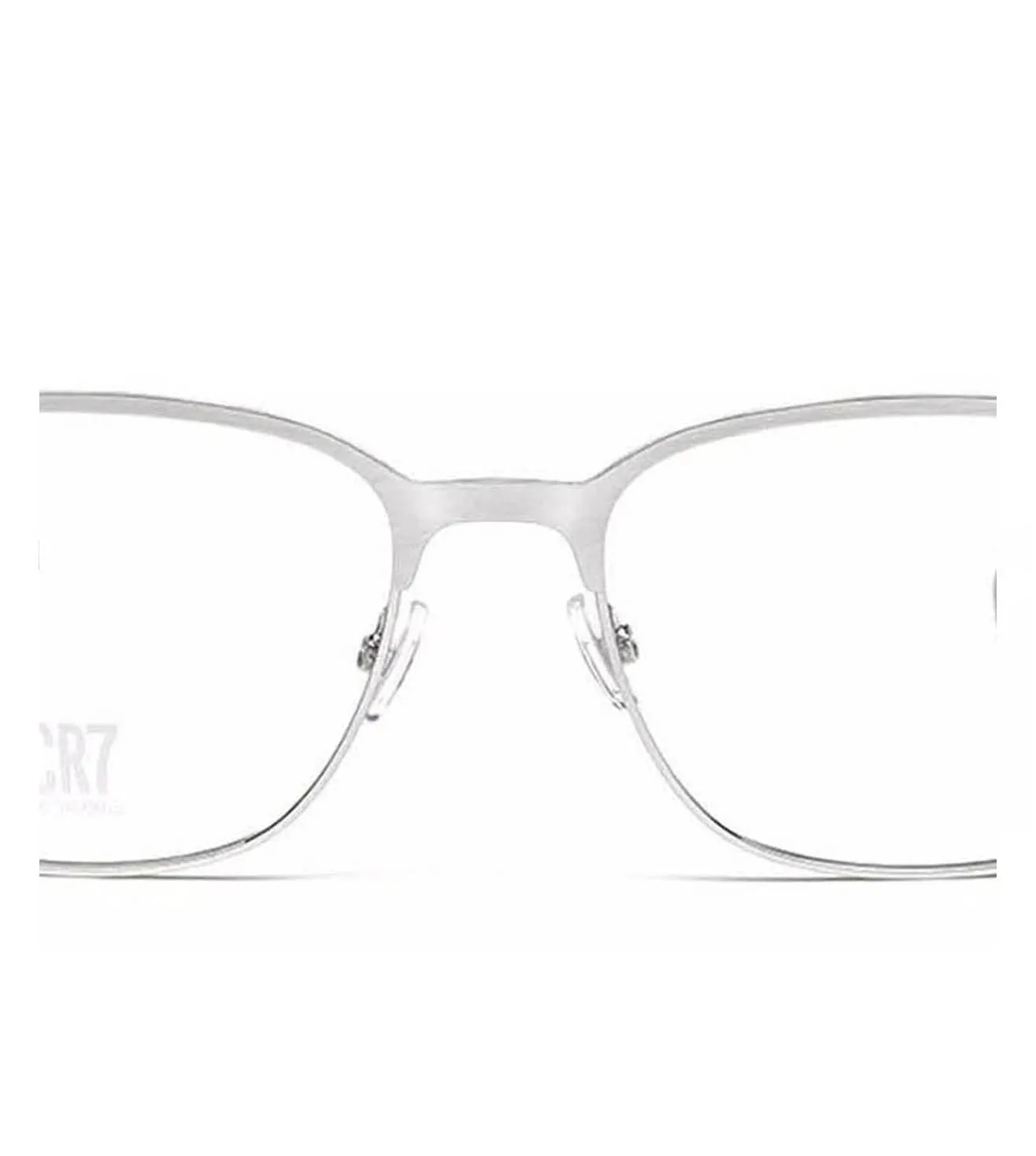 CR7 Unisex Silver Rectangular Optical Frames