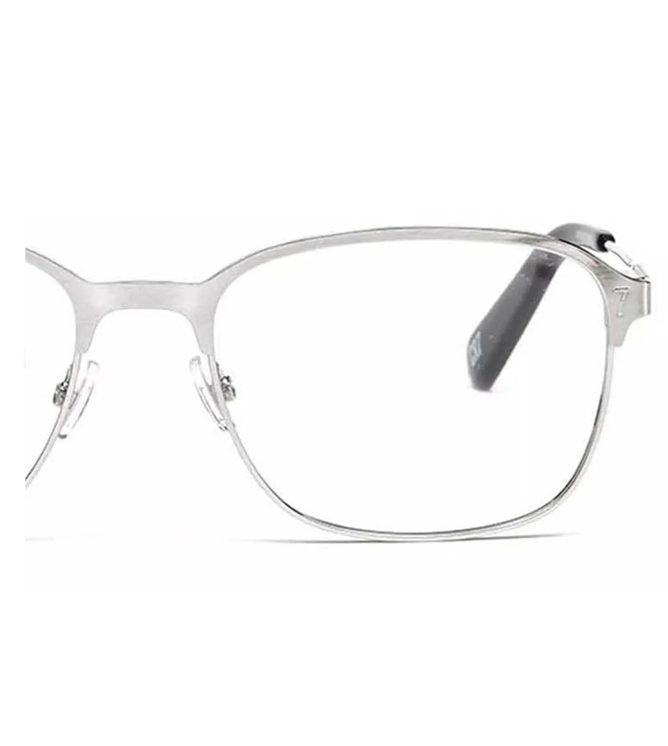 CR7 Unisex Silver Rectangular Optical Frames