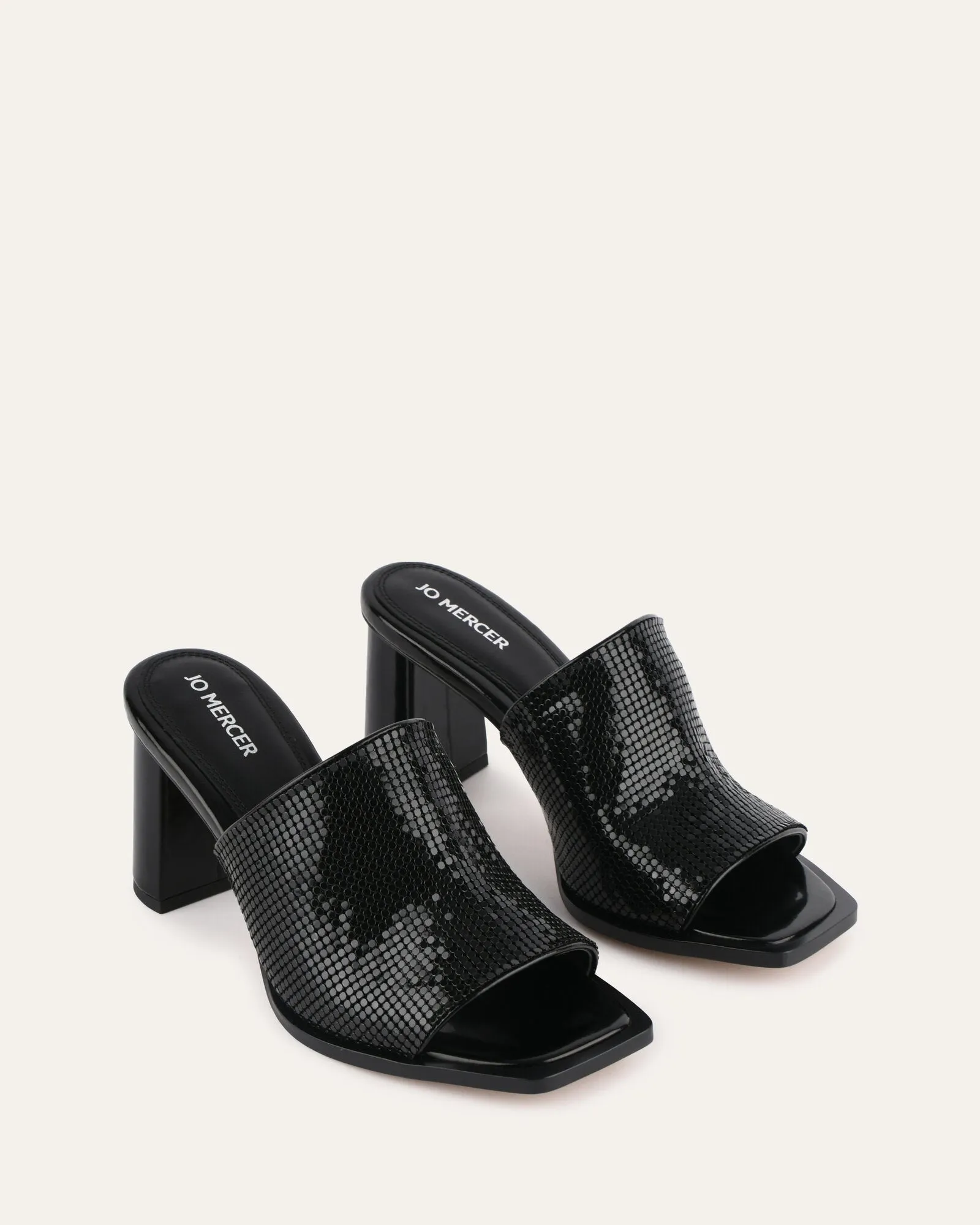 CUPID HIGH HEEL SANDALS BLACK