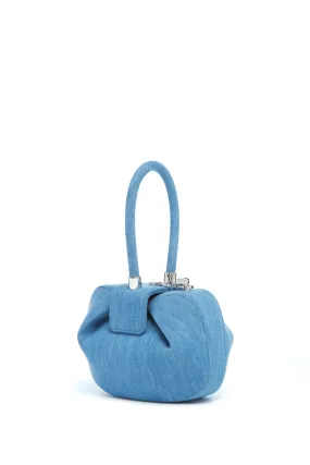 Demi Bag in Light Blue Recycled Cotton Linen Denim