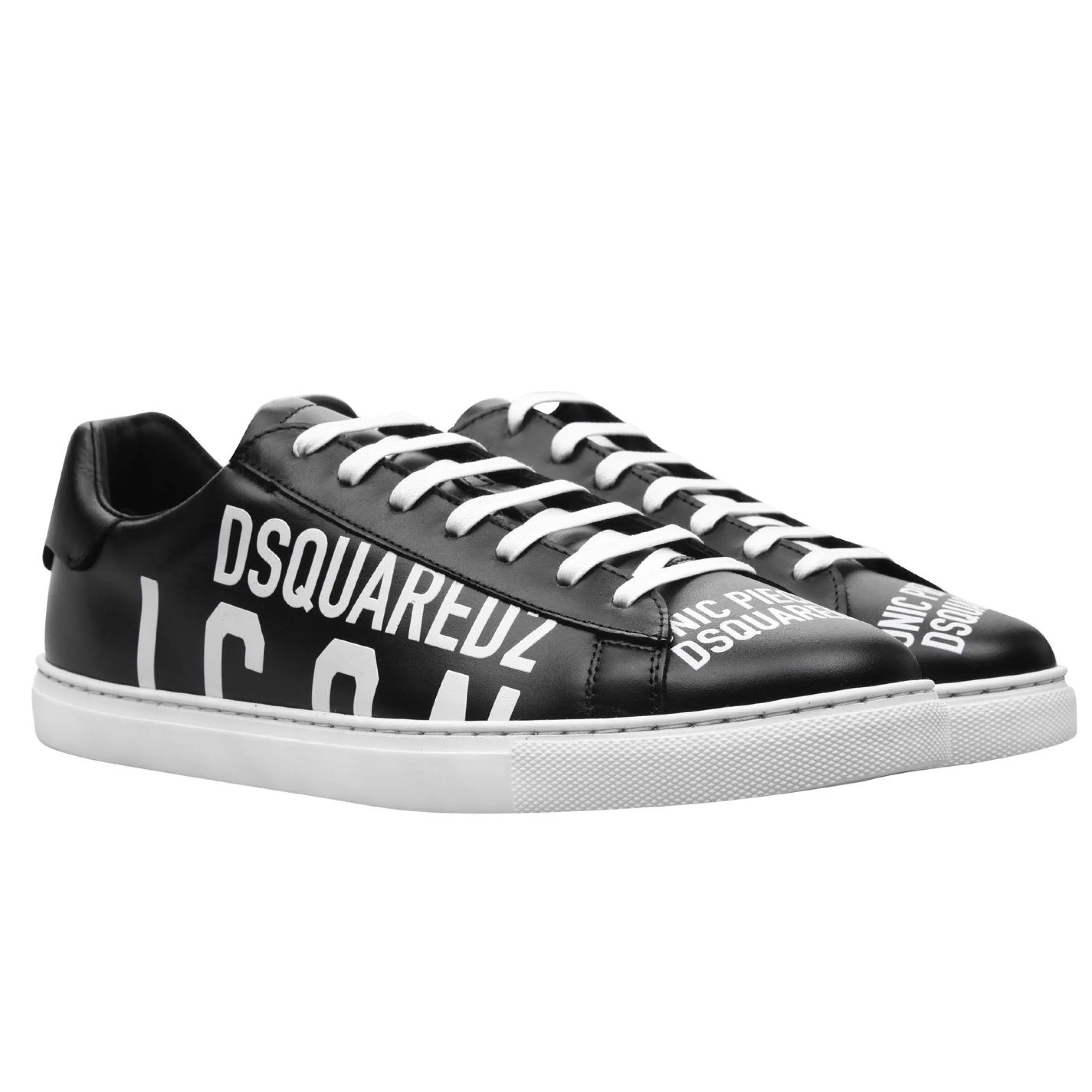 DSQUARED2 Black ICON Trainers