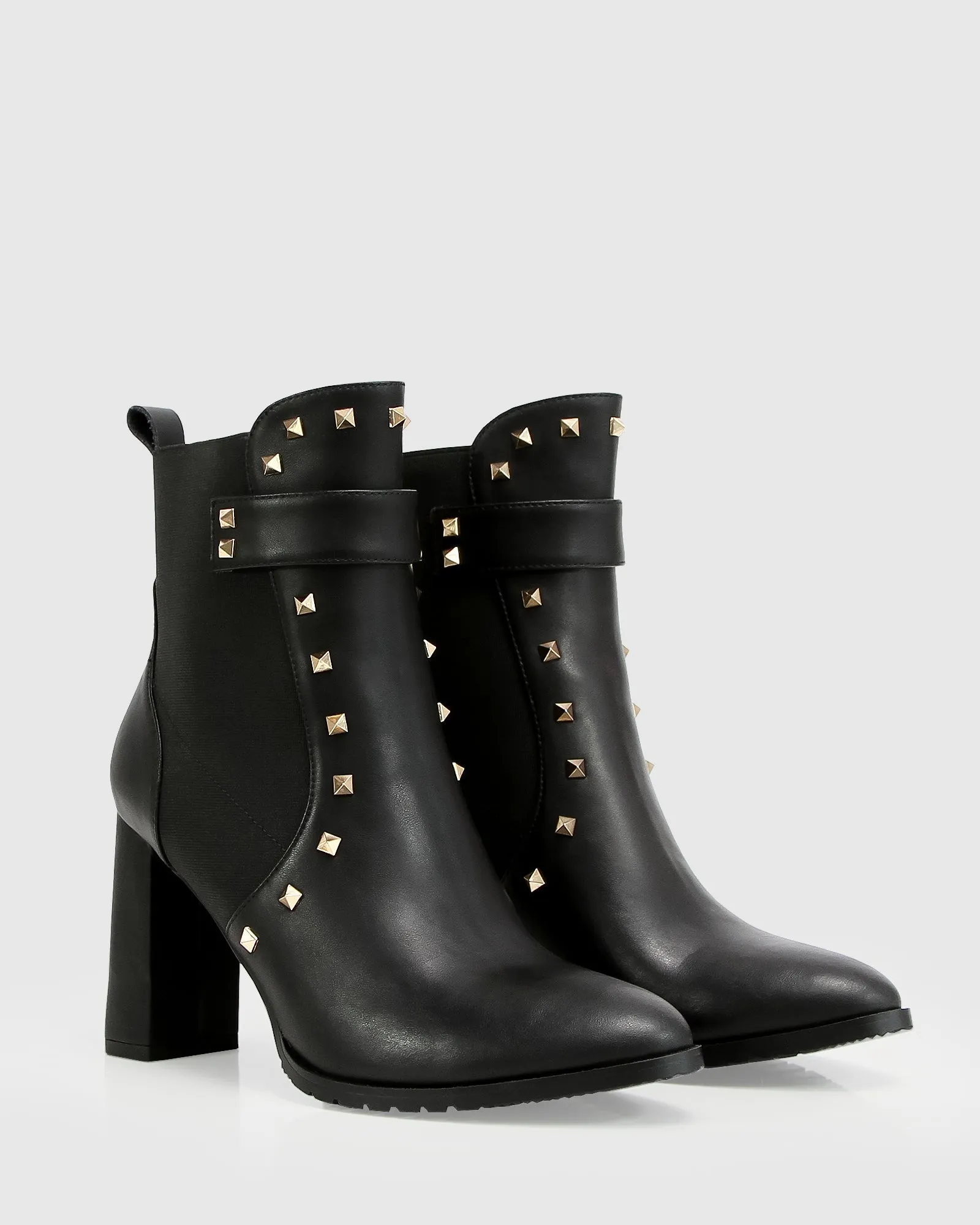 Fast Lane Studded Boot - Black