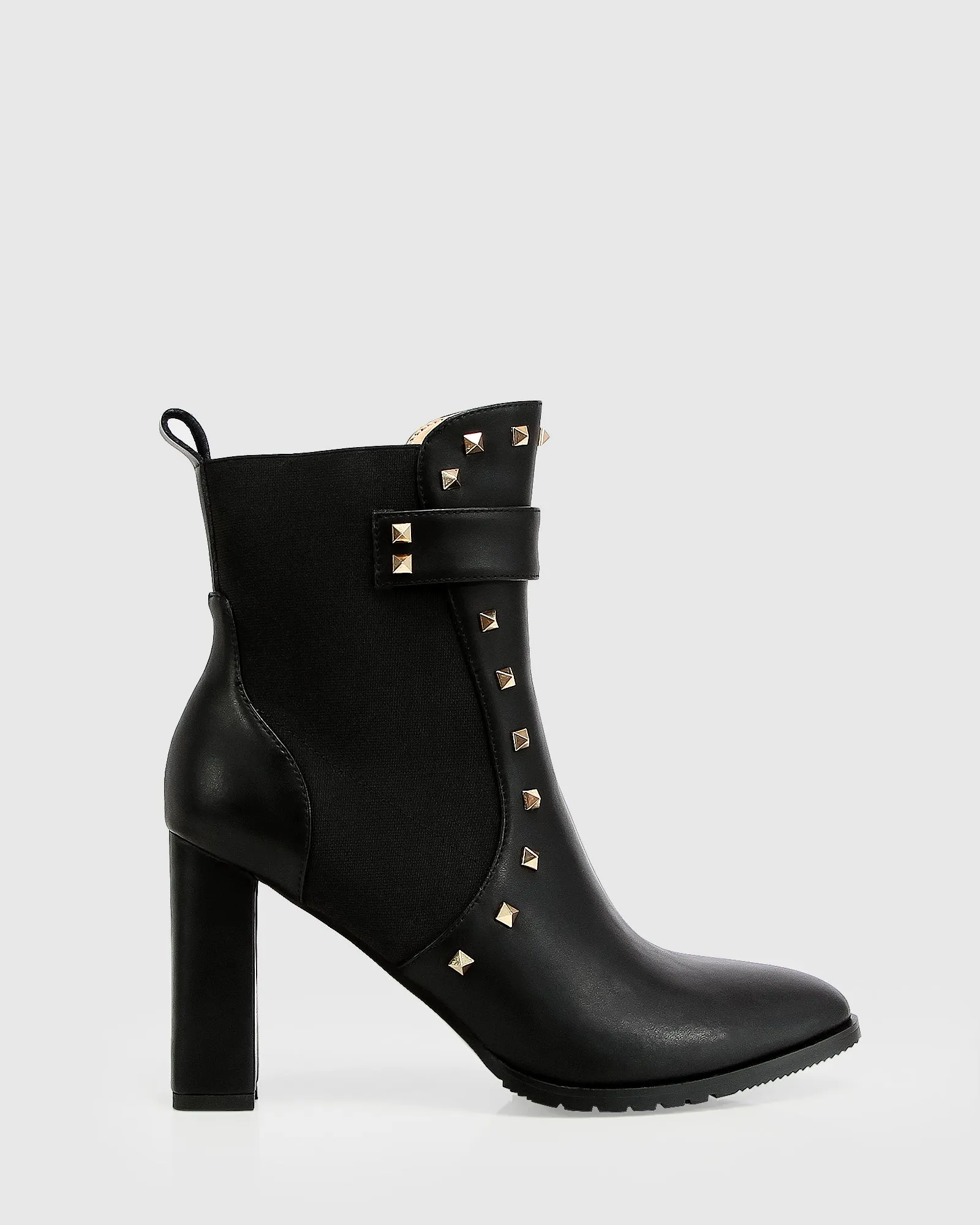 Fast Lane Studded Boot - Black