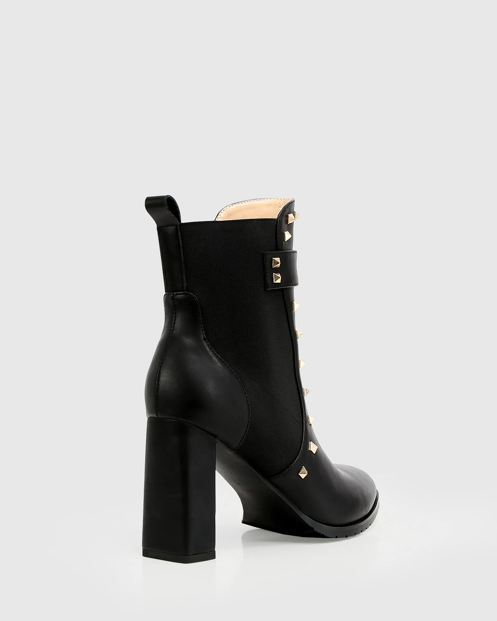 Fast Lane Studded Boot - Black