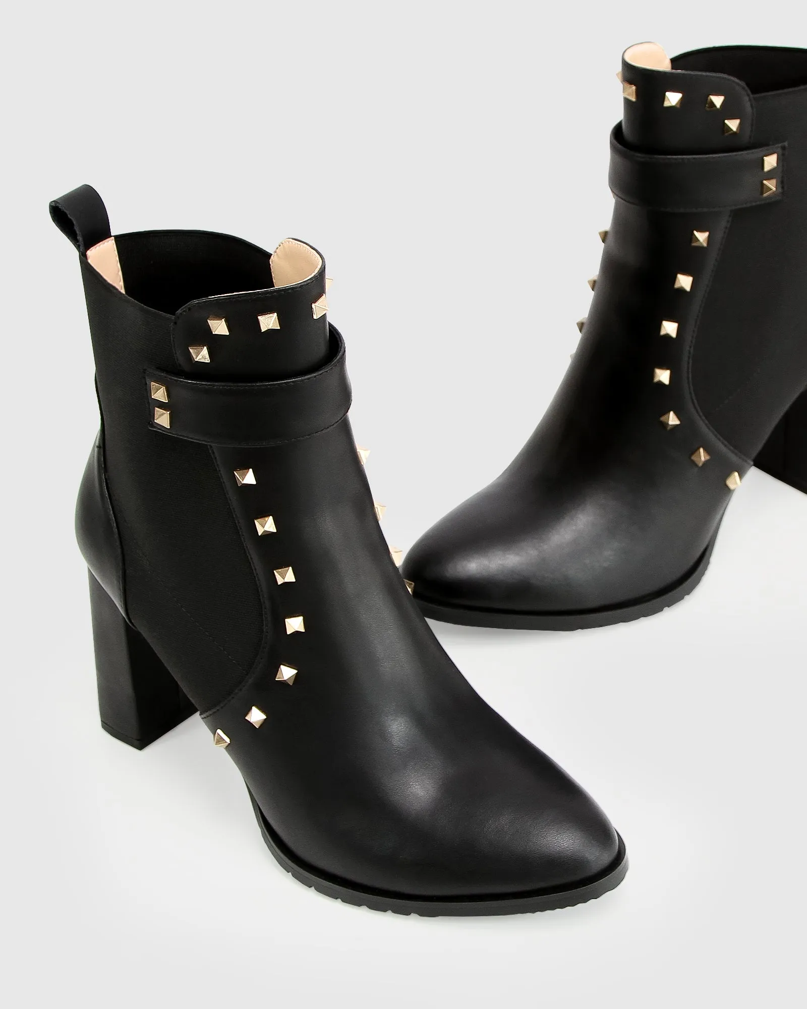 Fast Lane Studded Boot - Black