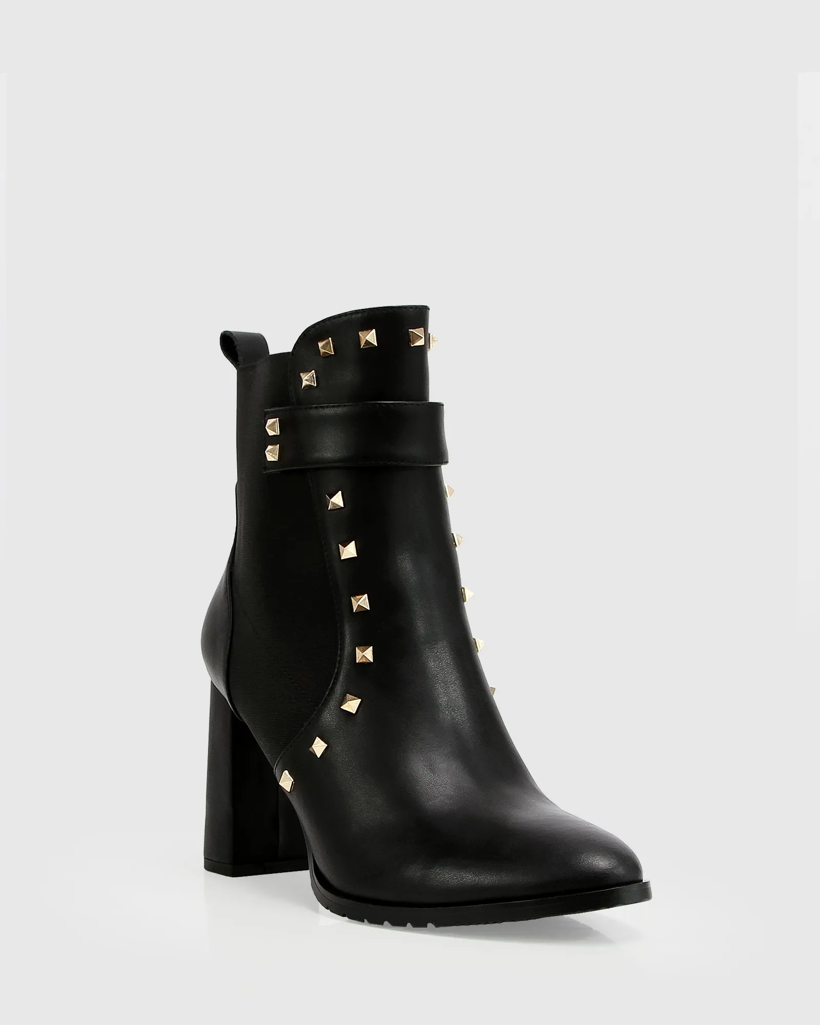 Fast Lane Studded Boot - Black