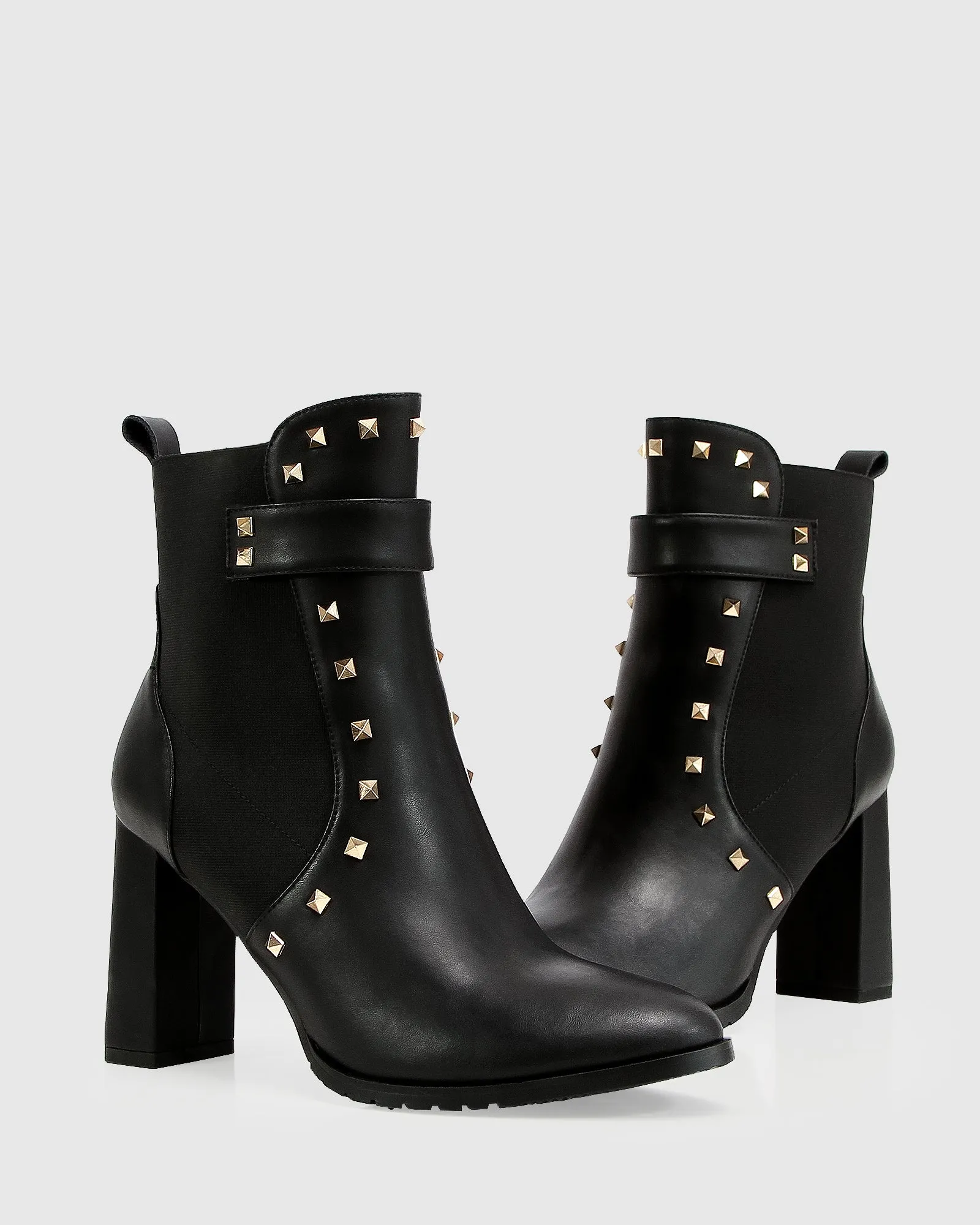 Fast Lane Studded Boot - Black