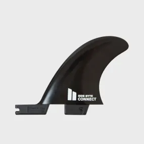 FCS Connect Quad Rear Side Byte Fins - Small - Black