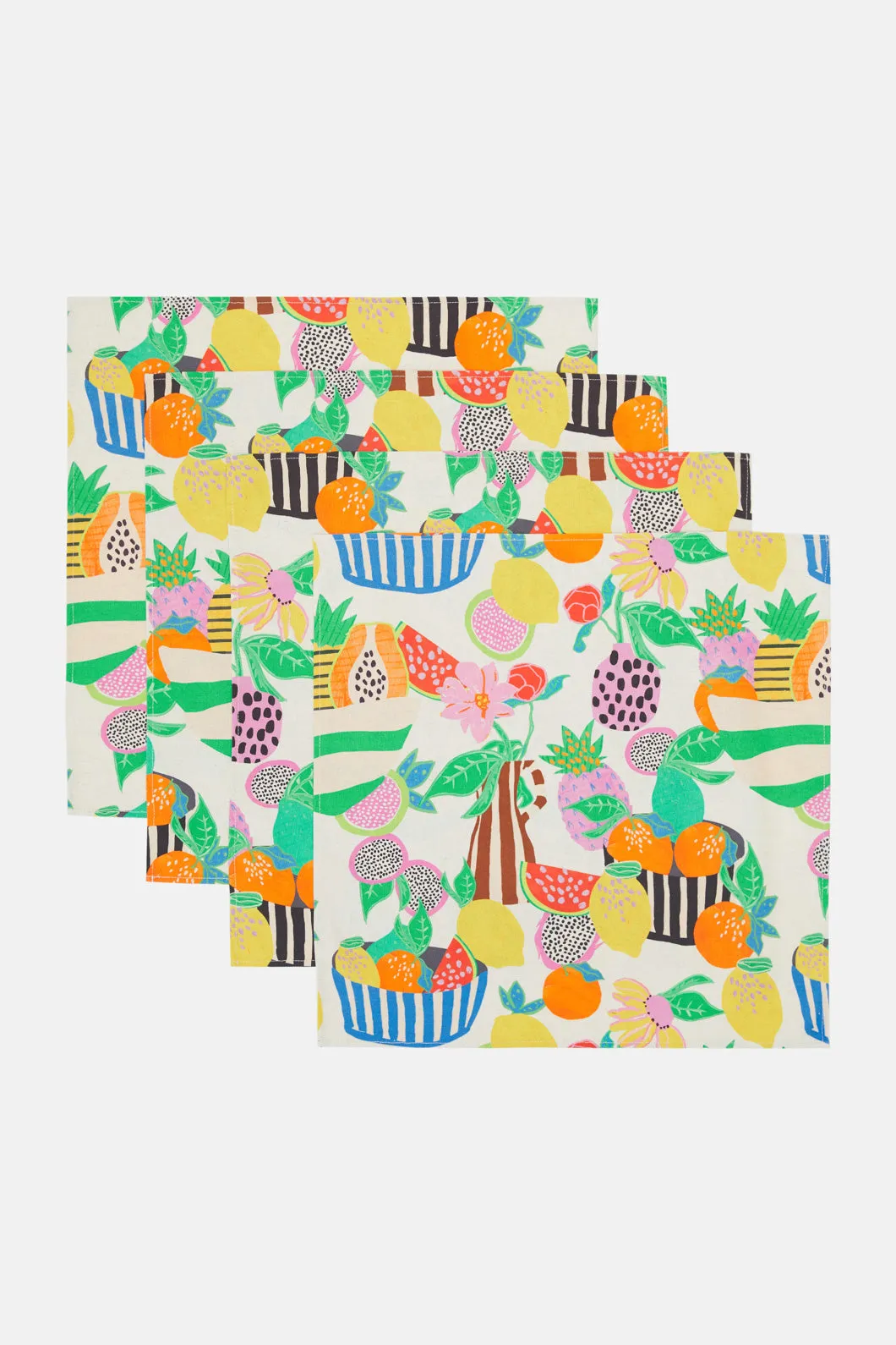 Fruitlet Napkin Set 4