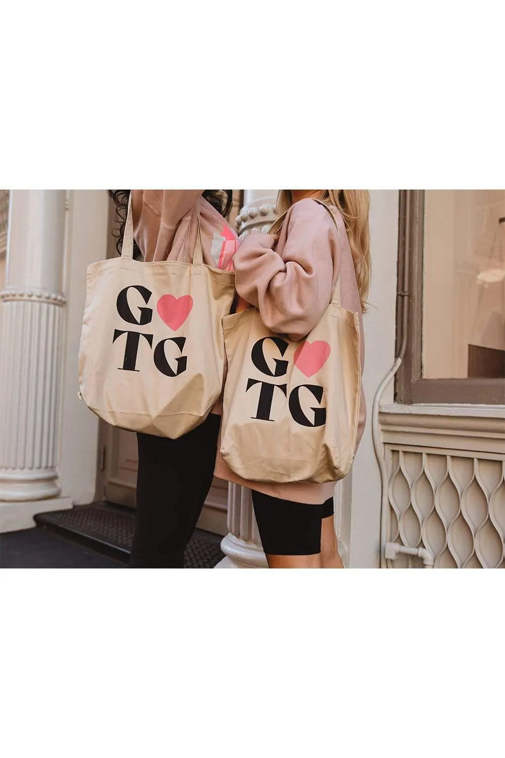 Gals On The Go: Signature Tan Tote Bag