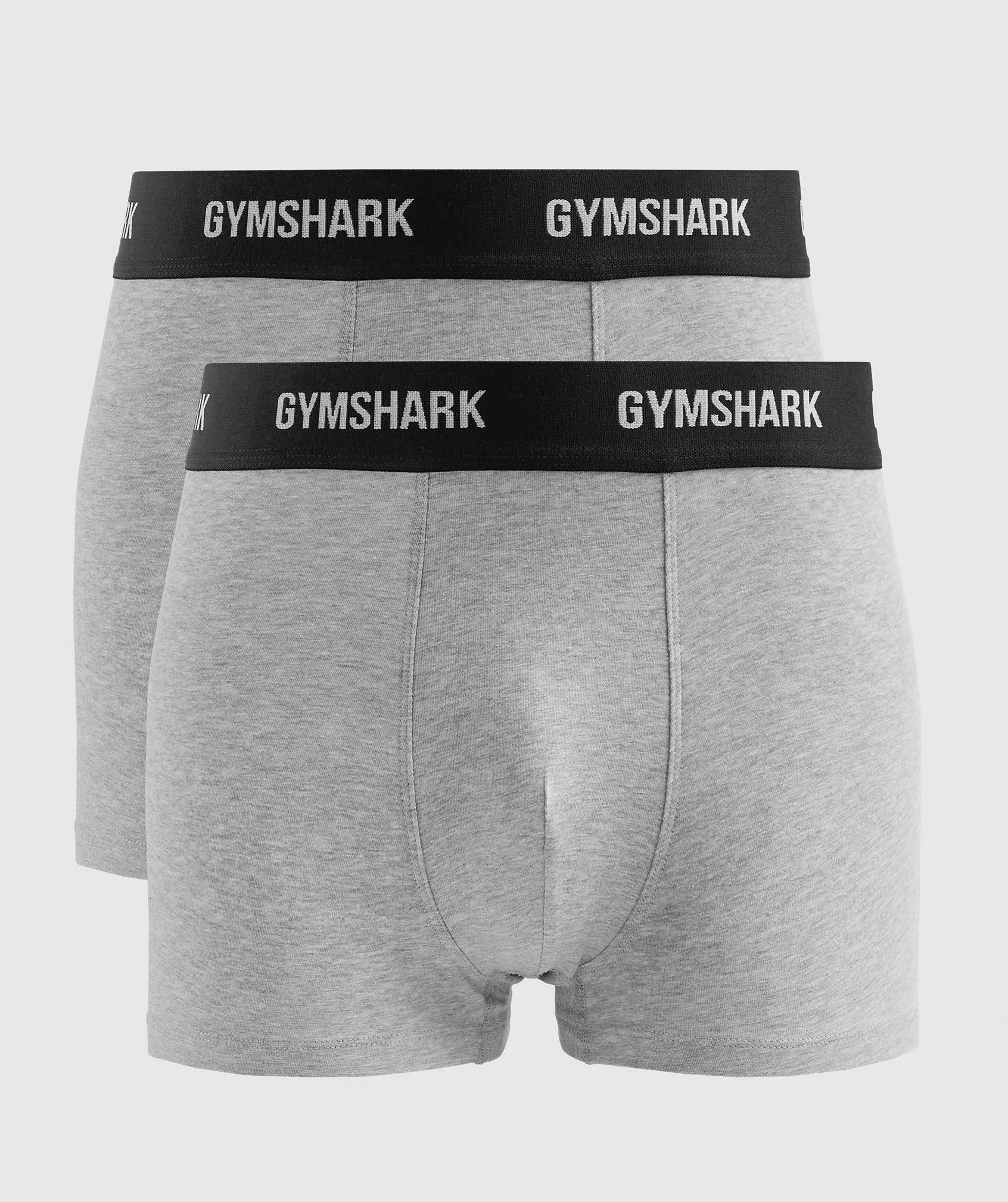 Gymshark Boxers 2 Pack - Light Grey Marl