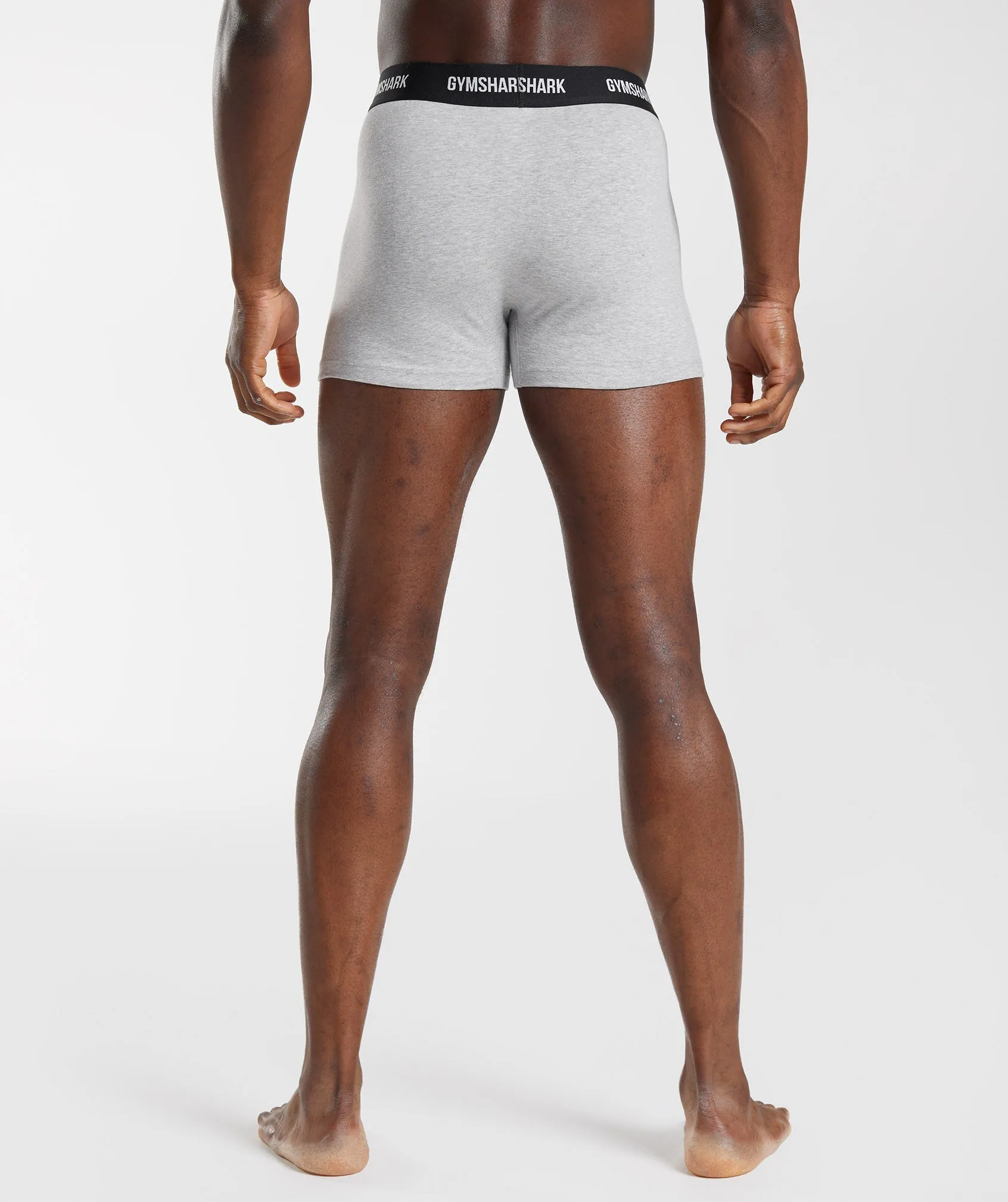 Gymshark Boxers 2 Pack - Light Grey Marl