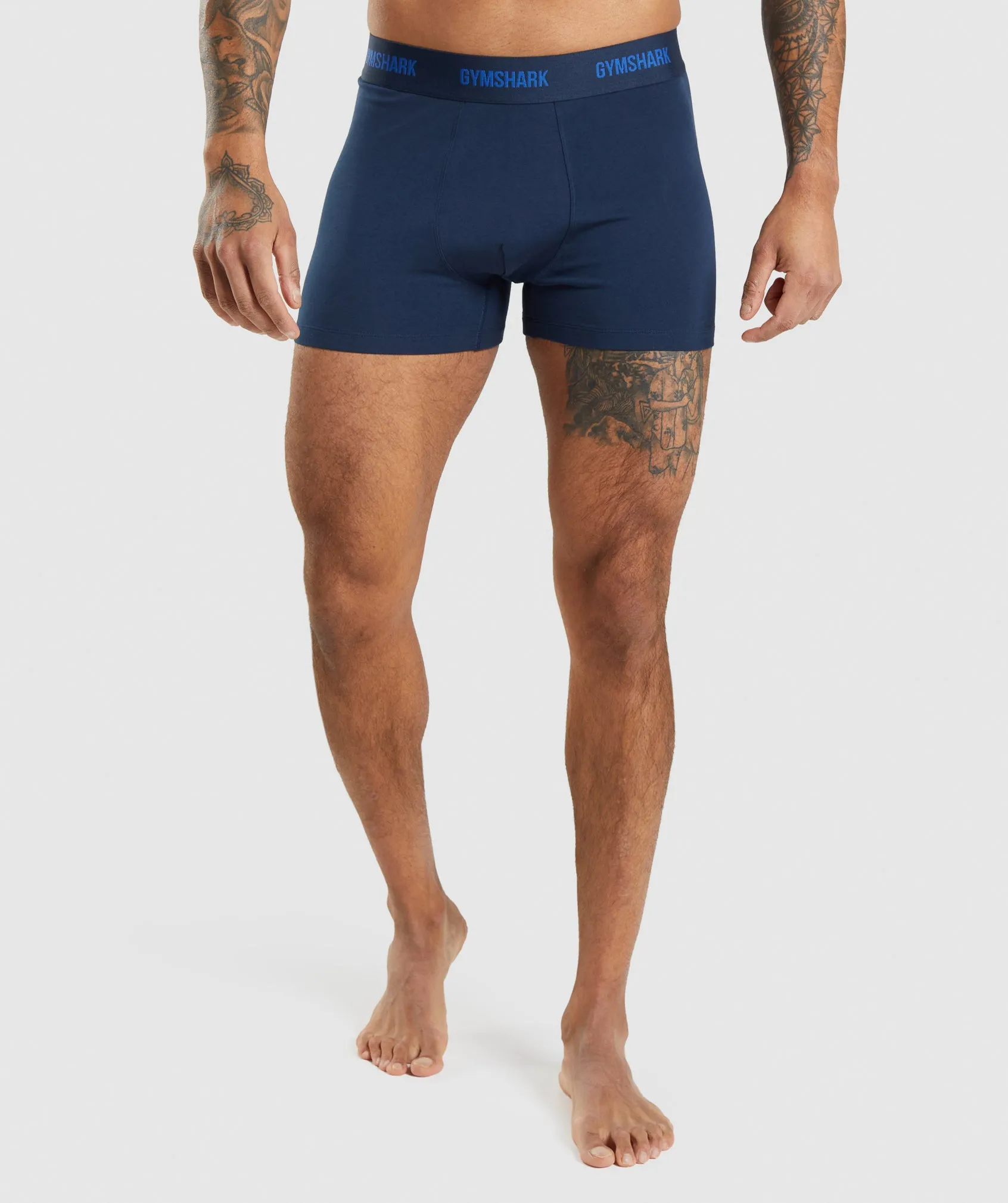 Gymshark Boxers 2pk - Core Olive/Navy