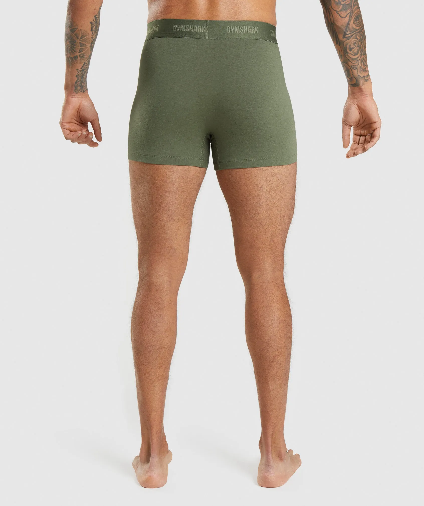 Gymshark Boxers 2pk - Core Olive/Navy