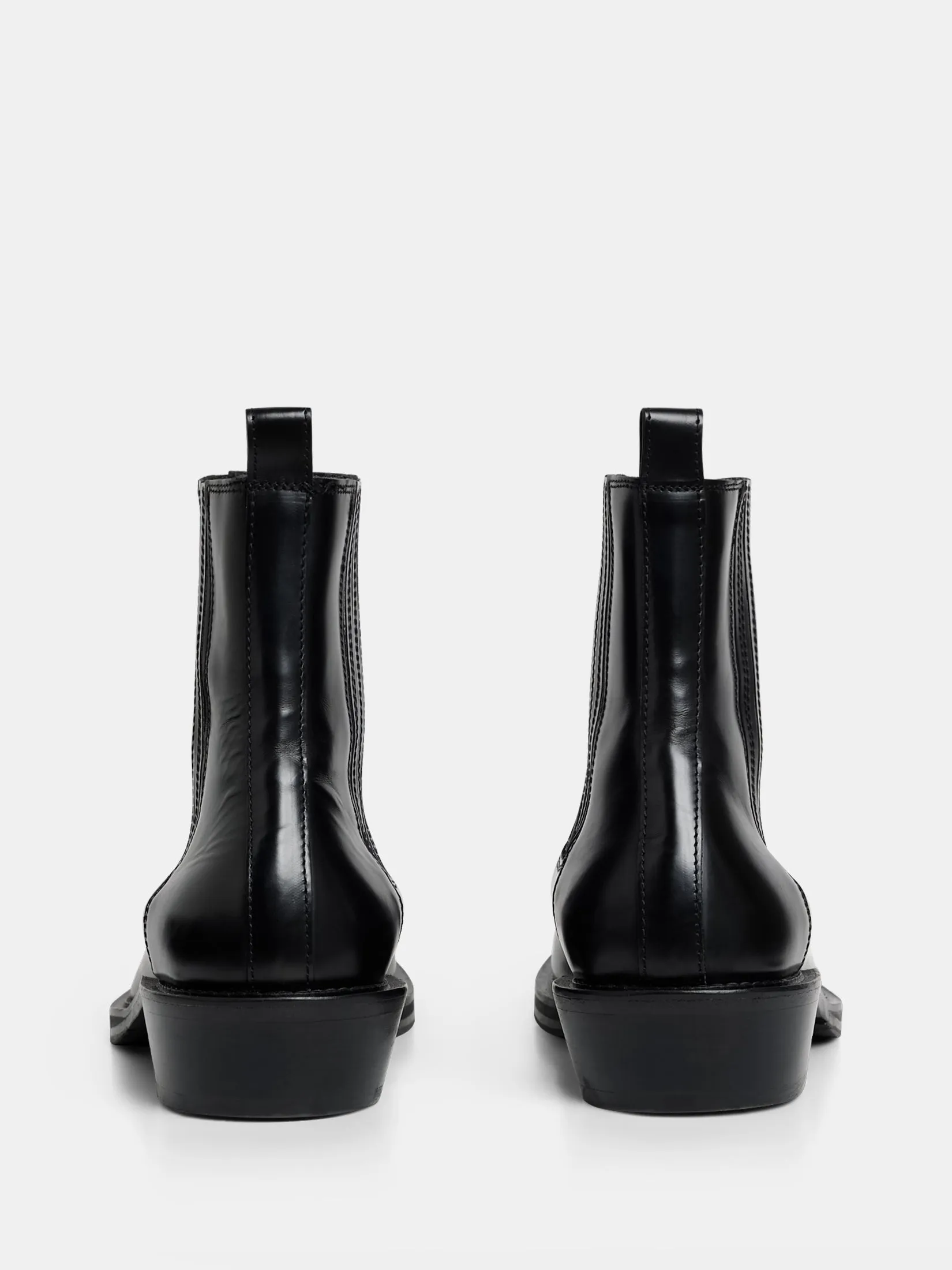 James Square Toe Boot / Black