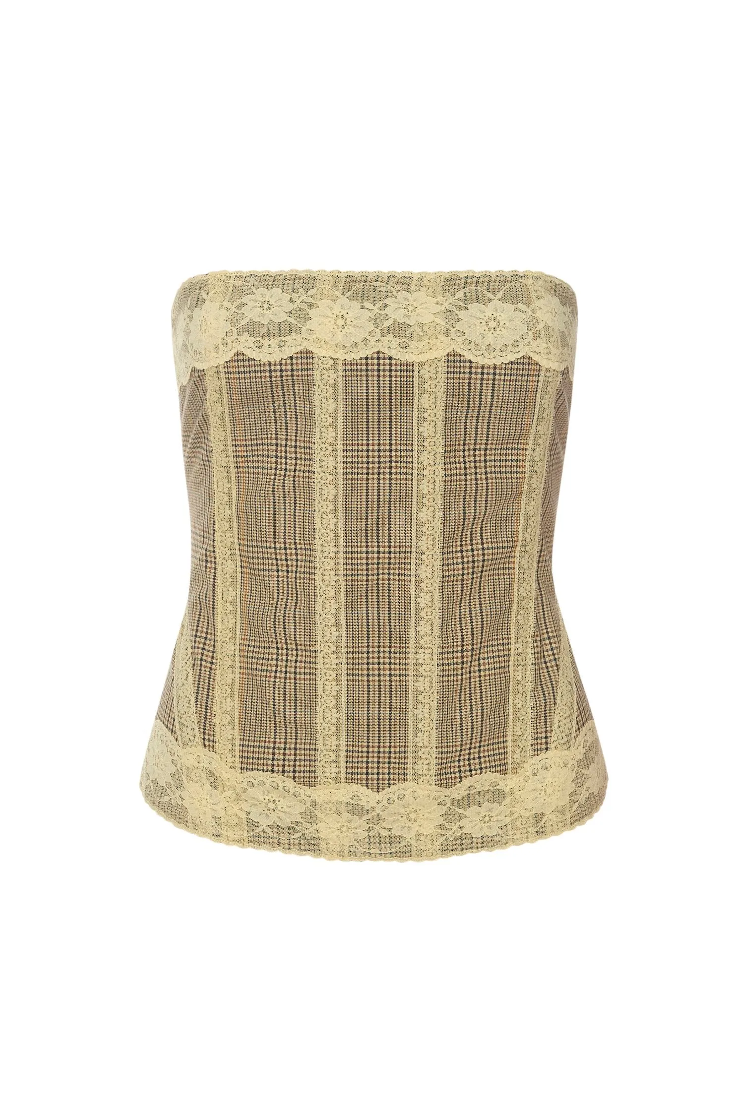 LIBRA CORSET - BROWN CHECK