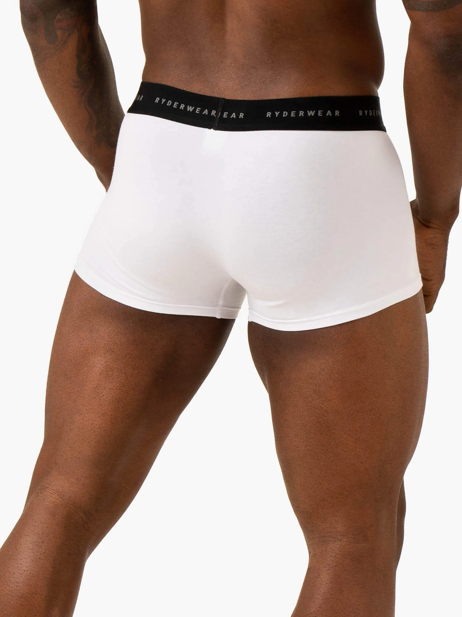 Men's Boxer Briefs - White