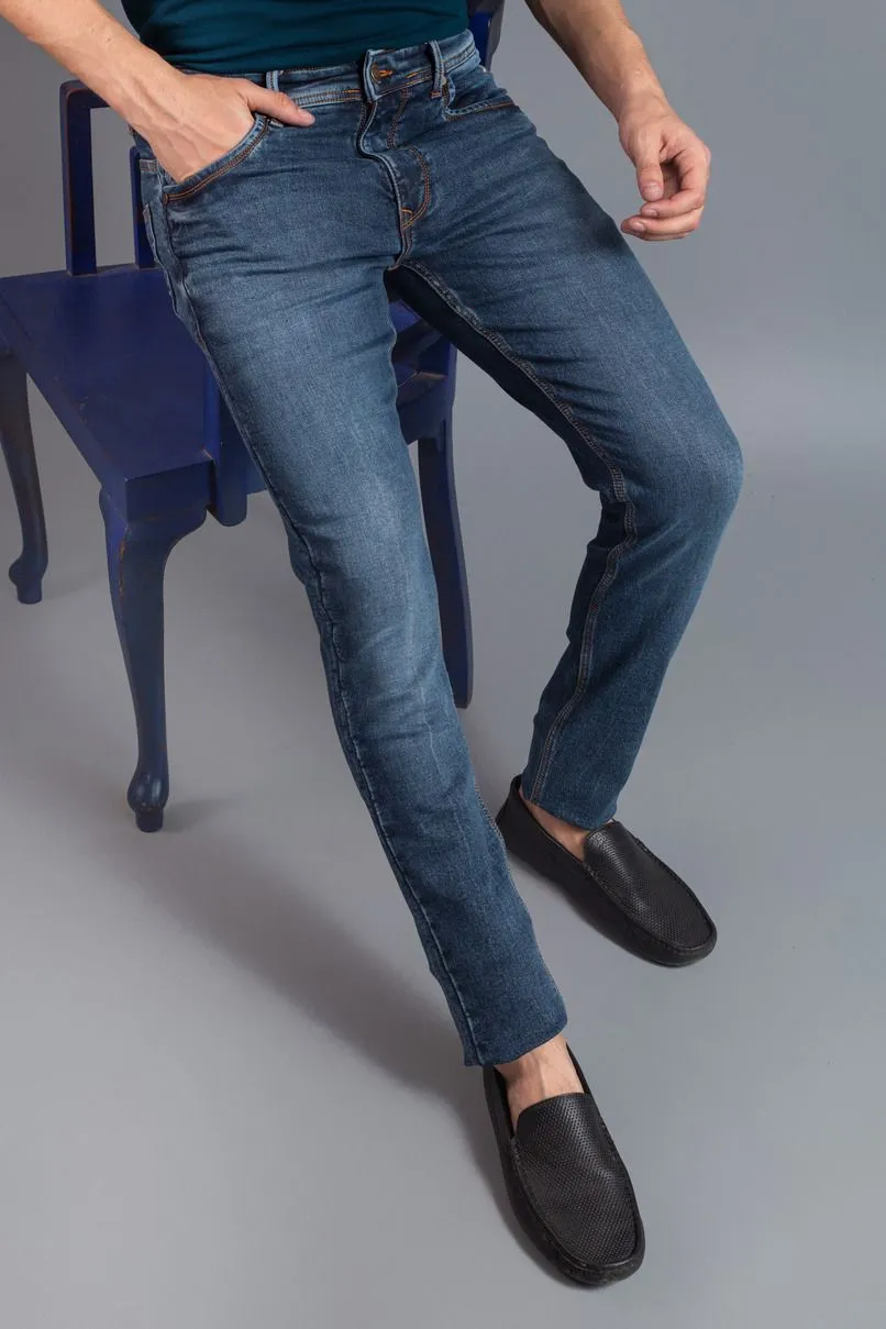 Metal Blue - Denim Jeans - Stain Proof