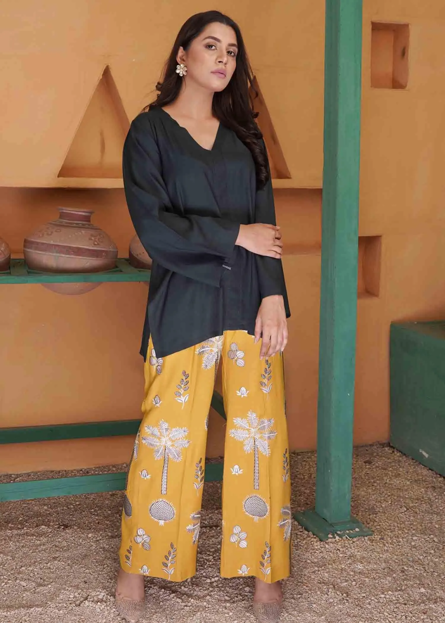 MUSTARD GREEN 2PC