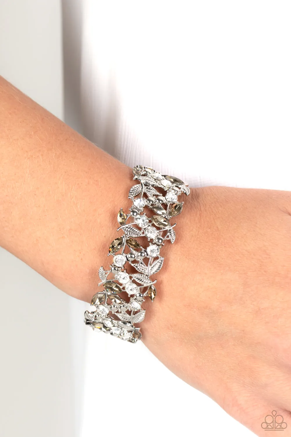 Paparazzi Feathered Finesse Brown Bracelet