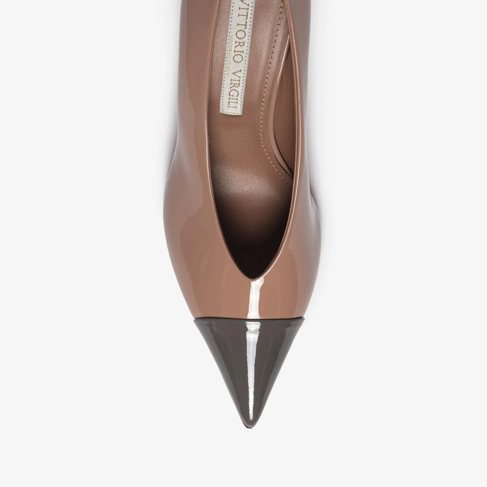 Pontia | Women's patent leather décolleté