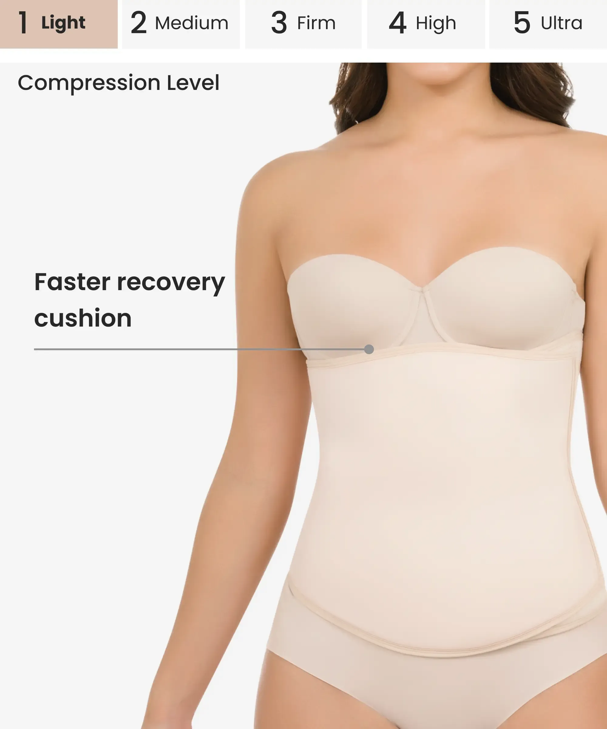 Postoperative waist cushion - Style 3012