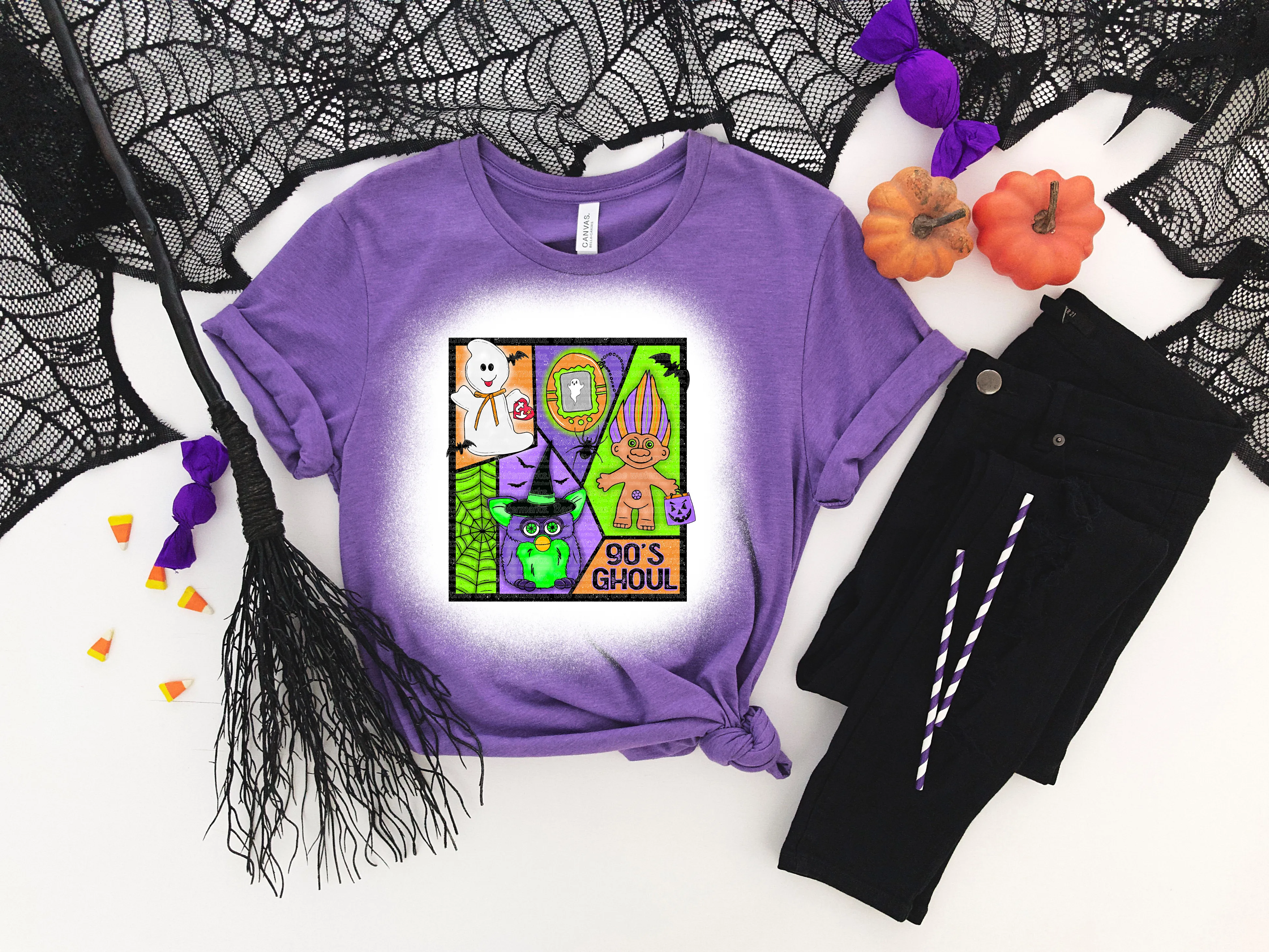 Pre-Order: "90s Ghoul" Full Color DTF Tee Shirt