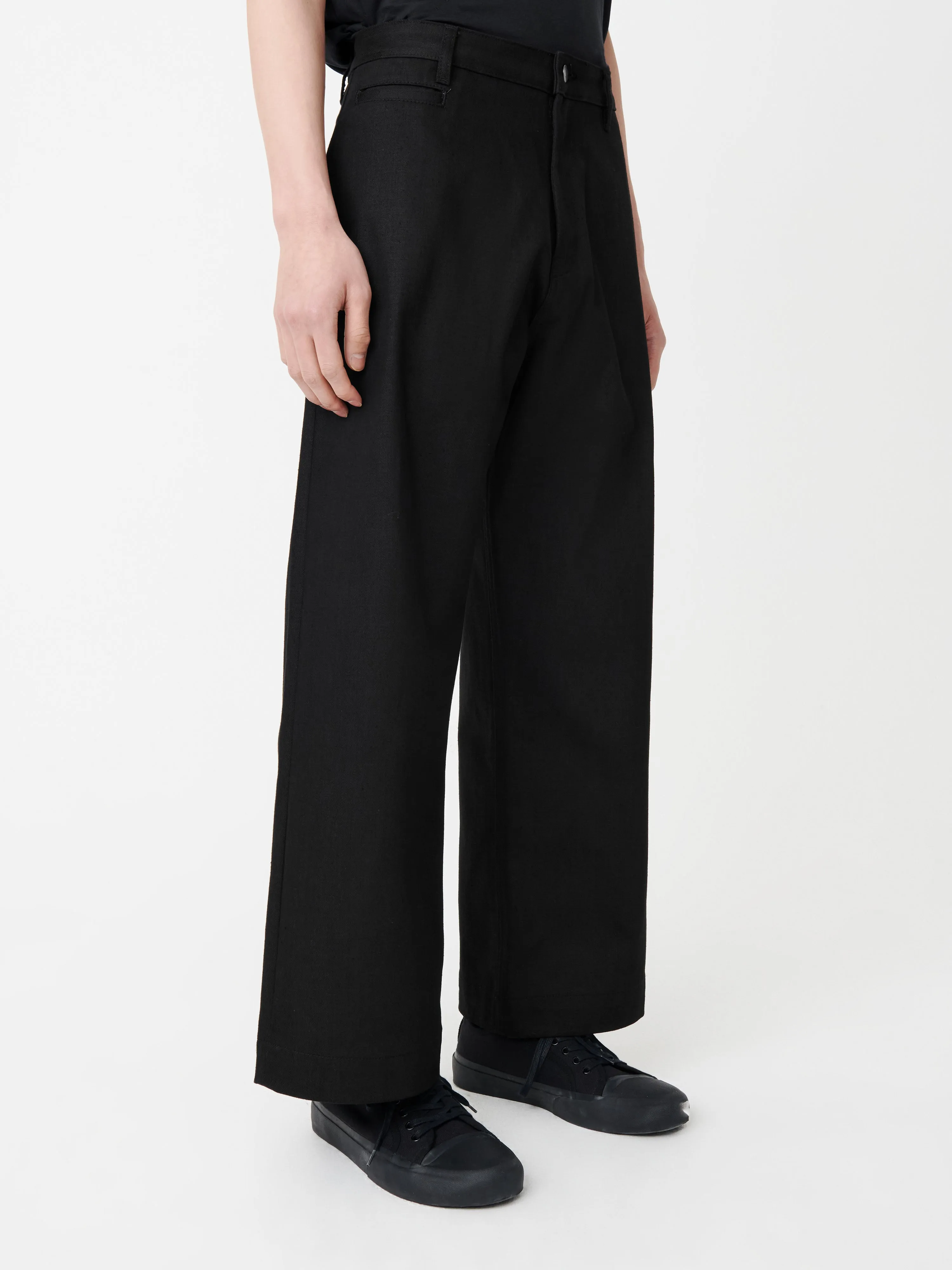 Pyad Denim Pant in Black