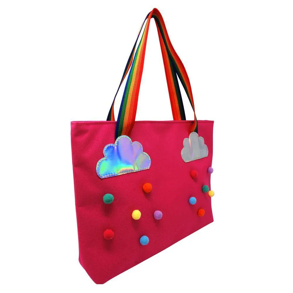 Rainbow Magic Tote Bag-Hot Pink