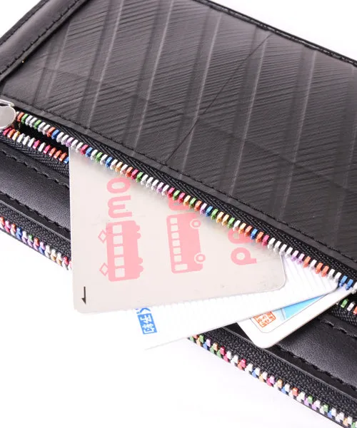 Seal Long wallet / Multi colored zipper (PS-035M)