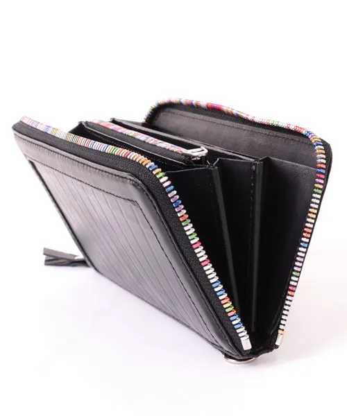 Seal Long wallet / Multi colored zipper (PS-035M)