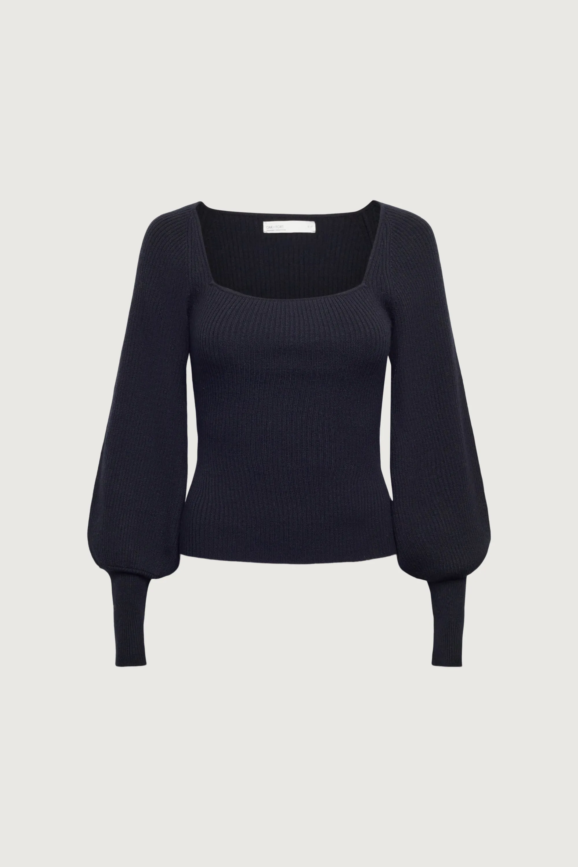 SQUARE NECK SWEATER