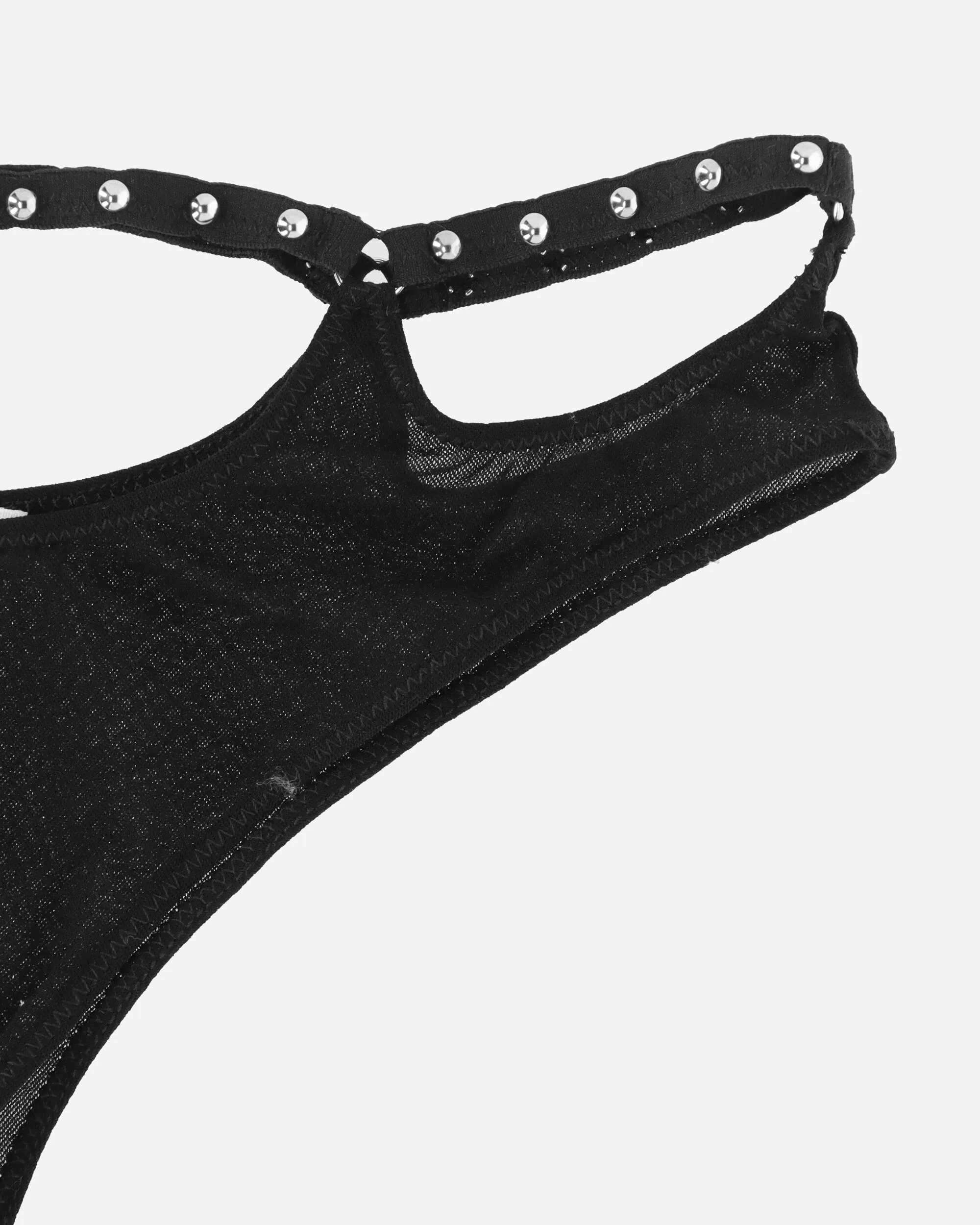 Studded Thong Black