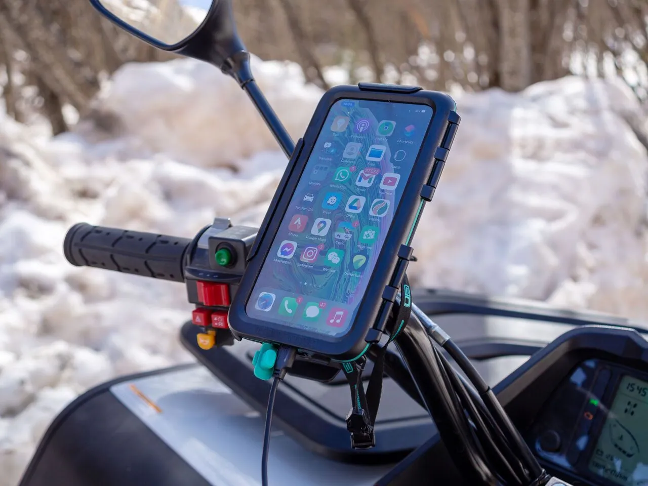 Tough Waterproof Case Motorcycle Mount for Sony Smartphones