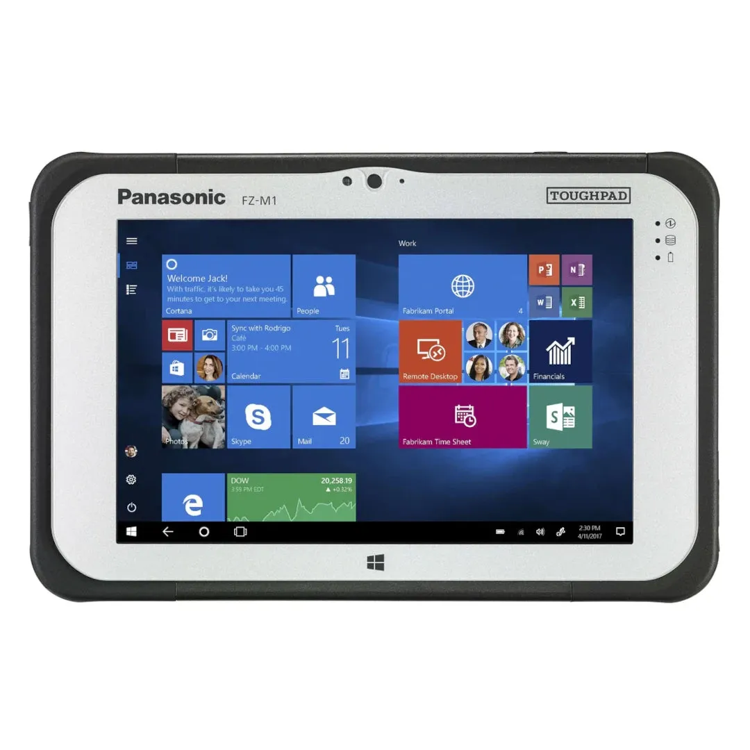 Toughpad FZ-M1 MK3, FZ-M1JX58AVM, Intel Core i5-7Y57, Barcode Reader, 8GB, 256GB SSD, Windows 10 Pro., with Hand Strap