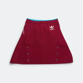 Womens Knit Skirt x Wales Bonner - Core Burgundy