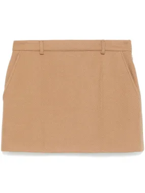 WOOL AND CASHMERE MINI SKIRT